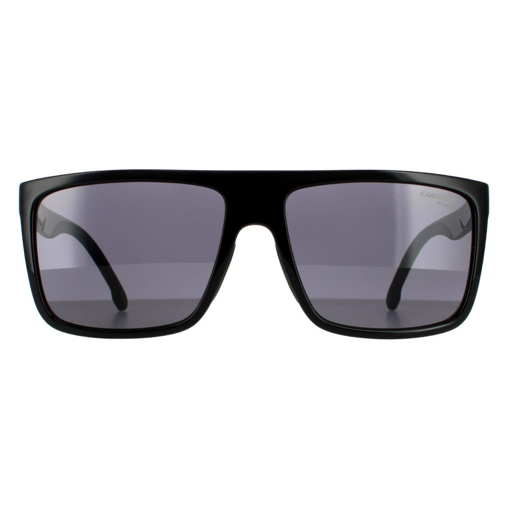 Rectangle Black Grey Sunglasses