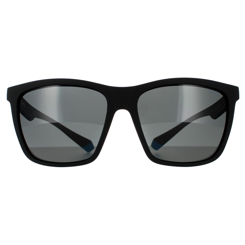 Polaroid Sunglasses PLD 2126/S OY4 M9 Black Azure Grey Polarized-image-OPC-P9VWWNT-NEW