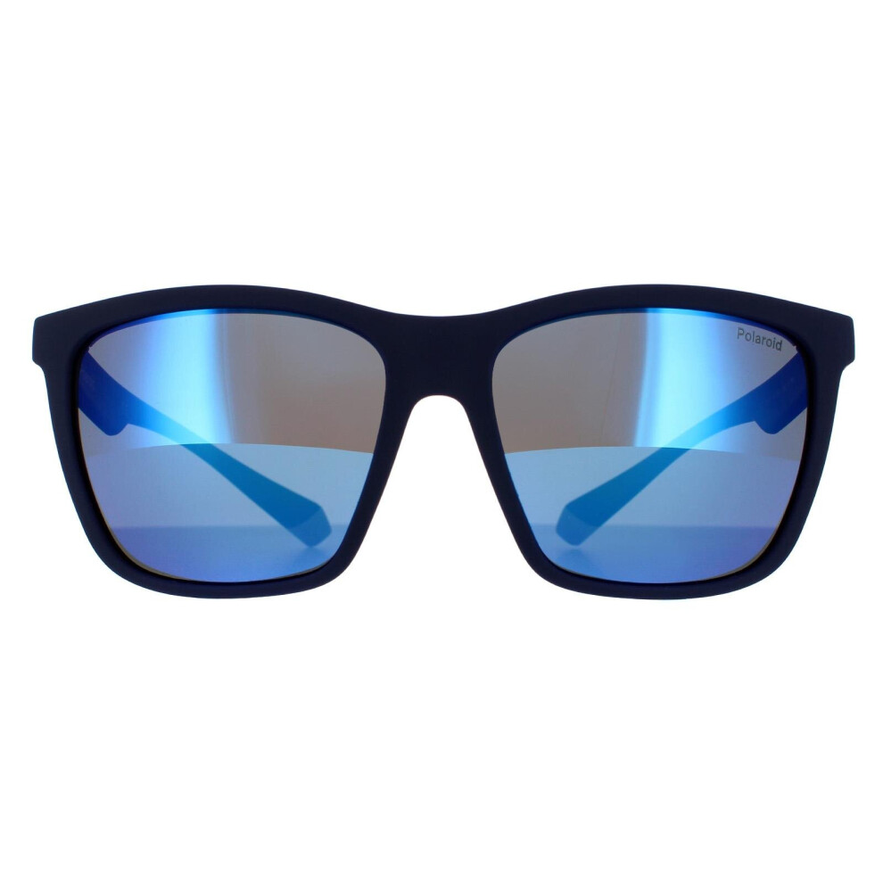 Polaroid Sunglasses PLD 2126/S XW0 5X Blue Grey Blue Mirror Polarized