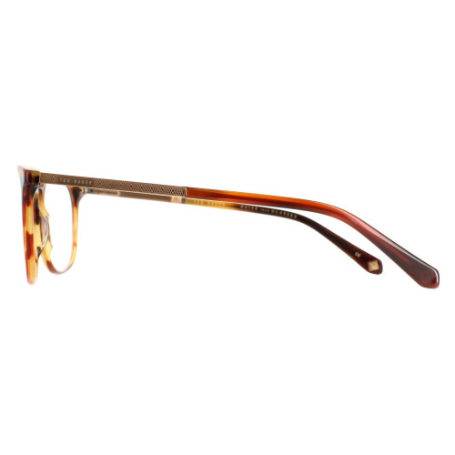 Ted Baker Ted Baker Glasses Frames TB8219 Archer 351 Cognac Horn Men 2