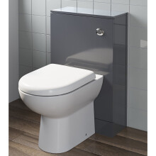 Bathroom Grey Gloss Back To Wall BTW Unit ONLY (Toilet not Included) Modern