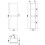 Bathroom Cabinet Flat Pack Gloss White Wall Hung Tall 350 x 250mm 3