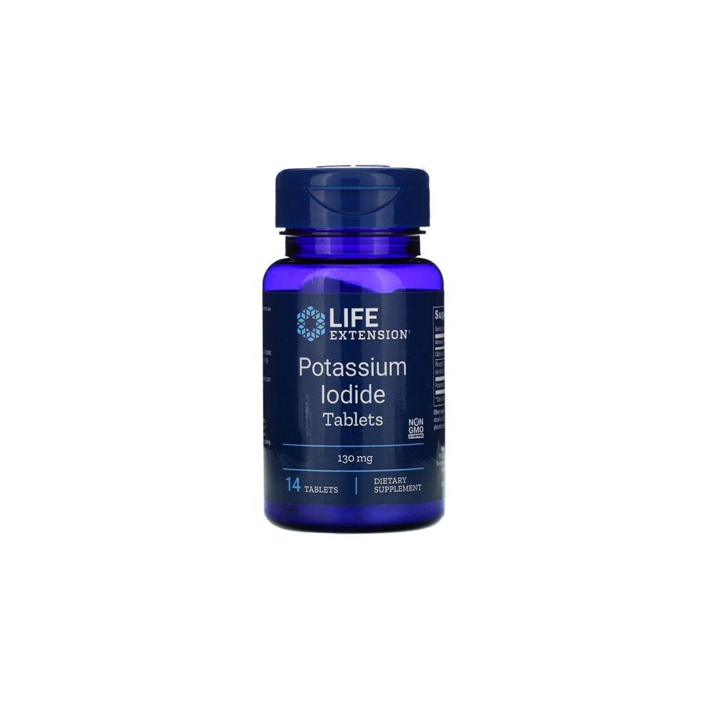 (14 tabs) 14pk Life Extension Potassium Iodine Tablets