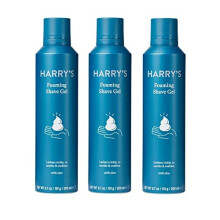 Harry's Shave Gel with Aloe & Cucumber - 3 Pack (6.7 oz each) Hydrating, Cushioning Foam for a Smooth, Close Shave
