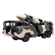 Big Daddy Military Missile Transport Army Truck Mega Russian Long Range Missile Jungle Camouflage Toy Truck