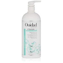OUIDAD Vitalcurl+ Tress Effects Gel de coafare - 33,8 fl oz pentru bucle definite, controlul frizului și fixare de lungă durată
