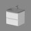 Bathroom Wall Hung Vanity Unit Base Cabinet Two Drawers Storage White - No Basin 1