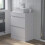 600mm Bathroom Vanity Unit Countertop Rectangular Basin Floor Standing White 2