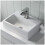 600mm Bathroom Vanity Unit Countertop Rectangular Basin Floor Standing White 4