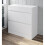 800mm Bathroom Countertop Vanity Unit Floor Standing Drawers White Gloss 1