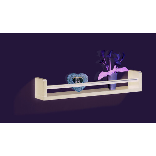 Spot On Dealz Floating Wall Mounted Wooden Modern Display Single Shelf G-0030