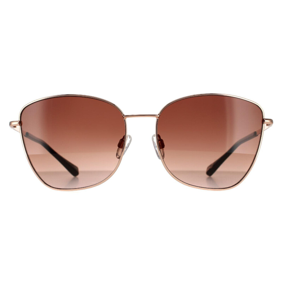 Ted Baker Sunglasses TB1522 Ariel 400 Rose Gold Brown Gradient