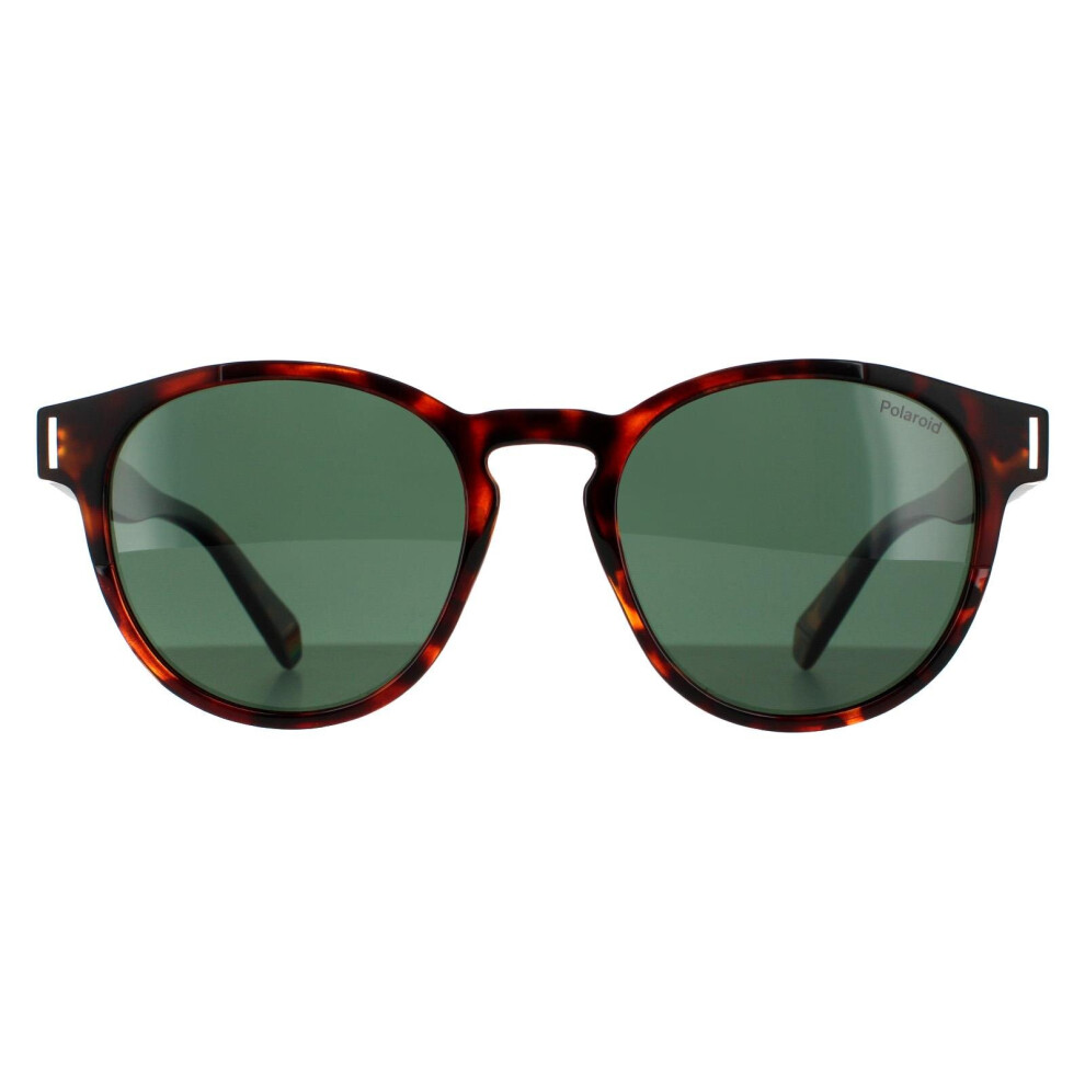 Sunglasses Polaroid Pld 6175/s col. 086/uc Unisex Round Havana