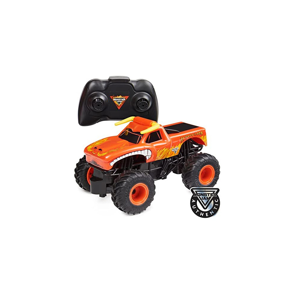 Monster Jam, Official El Toro Loco Remote Control Monster Truck, 1:24 Scale, 2.4 GHz, for Ages 4 and up