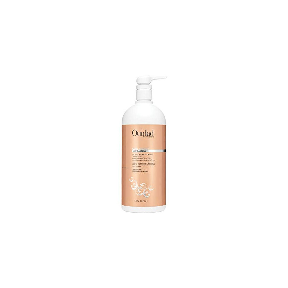 Ouidad Curl Shaper Good As New Moisture Restoring Shampoo, 33.8 Oz, (95132)