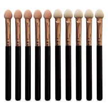 Makeup B?rster S?t til Kvinder Professionel UorPoto 10 Stk Svamp ?jenskygge b?rste S?t Applikator Dobbeltsidet genanvendelig