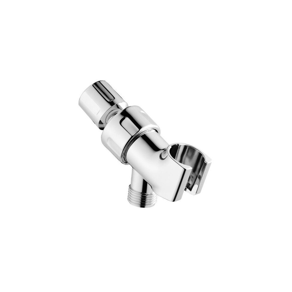 Topzone Universal Showering Components Adjustable Shower Head Holder Shower Arm Mount (Chrome) 788012340276