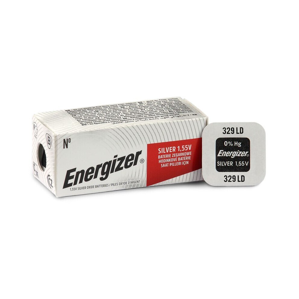 Energizer 329 Oxide Watch Battery 1 Pack Single 1.55V