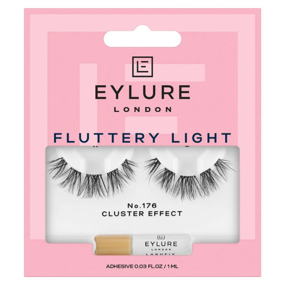 Eylure Fluttery Light Cluster No 176 False Eye lashes Reusable