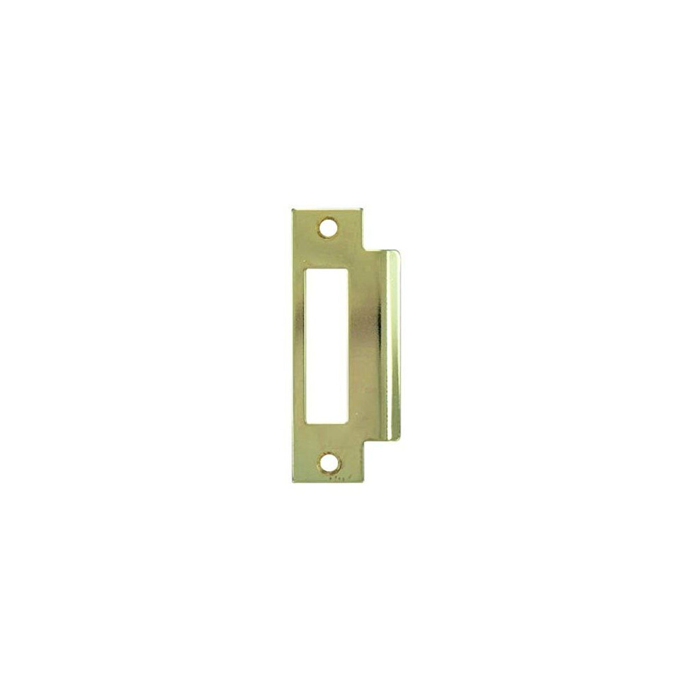 Tuff Stuff Tools 4-7/8" Brass Plated Strike Plate (Large Hole)