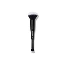 elfo. Pennello per makeup Duo Brush per l'applicazione di fondotinta e correttore Crea una finitura aerografata realizzata con setole vegane crue