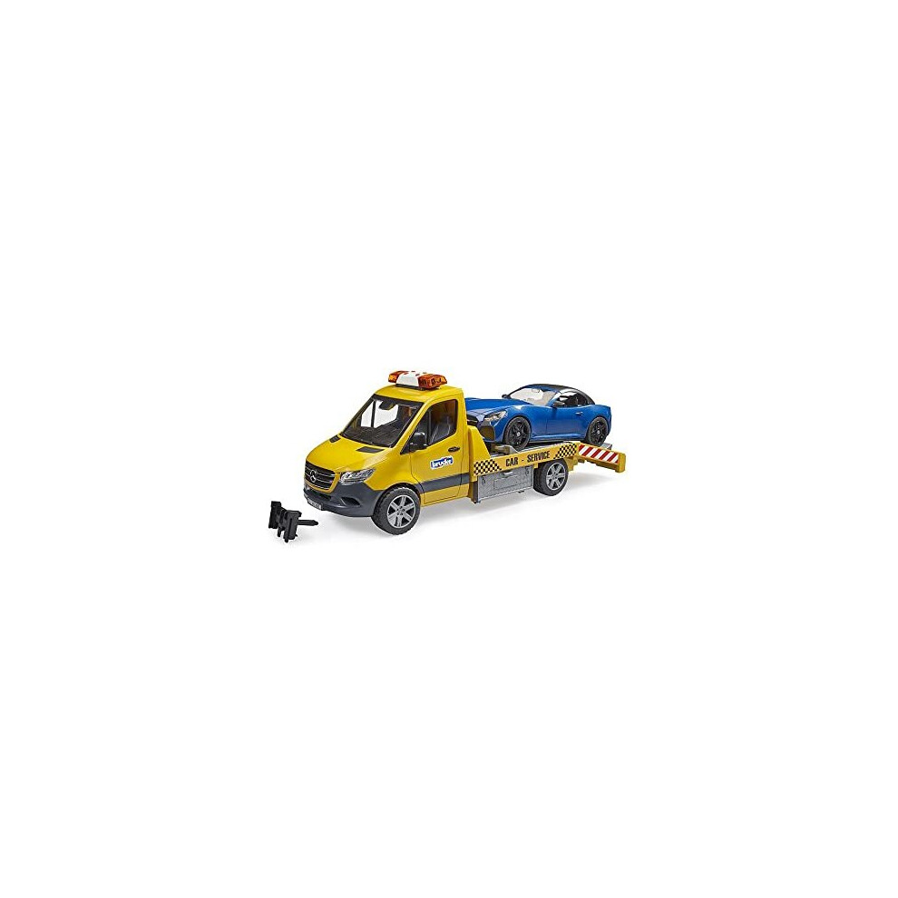 Bruder 02675 Mb Sprinter Transporter, + Sound Module And Roadster Light