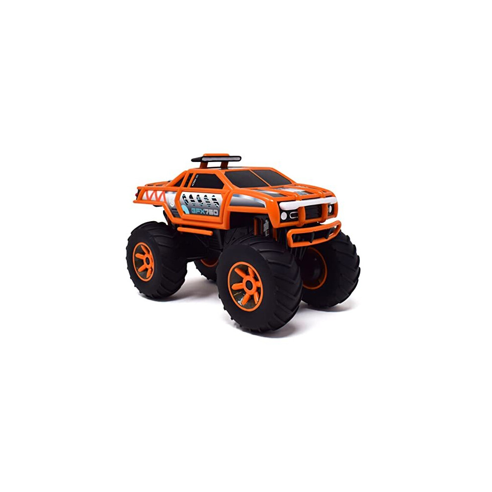 Monster Truck - Lights & Sounds Motorized Orange Vehicle