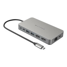 Hub USB Type C 10 en 1 vers 4K HDMI HyperDrive Gris pour MacBook Air Pro et PC