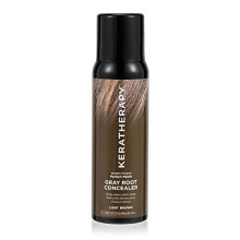 Keratherapy Keratin Infused Perfect Match Grey Root Concealer Spray Lichtbruin 3 oz 118ml - Root Cover Up Spray om grijze wortels te verbergen - Kera