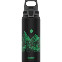 SIGG - Aluminum Water Bottle - WMB Pathfinder Black - Climate Neutral Certified - Leakproof - Lightweight - BPA Free - Black - 34 Oz
