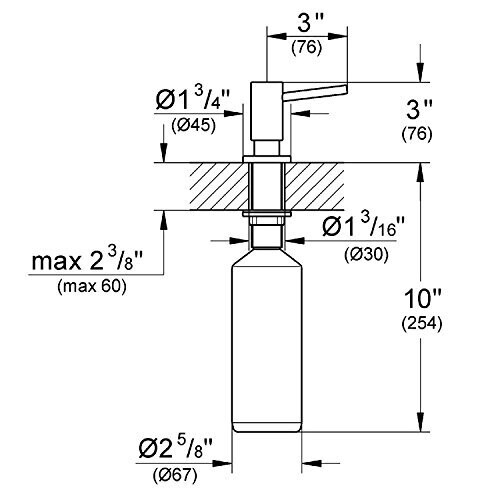 Grohe GROHE Cosmopolitan Seifenspender, SuperSteel InfinityFinish 1