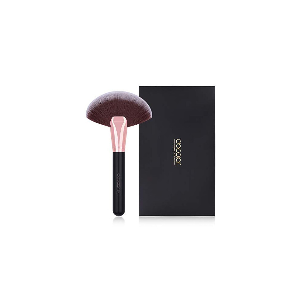 Docolor Fan Brush Face Makeup Brush Professional Highlighting Make Up Brushes Blush Bronzer Cheekbones Brush Soft Cosmetic Tool