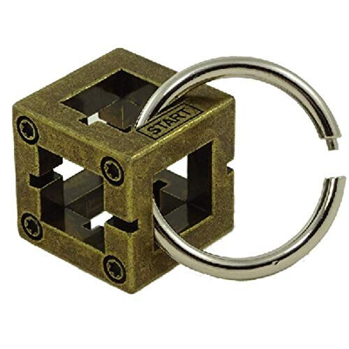 Kovov krabicka na puzzle Hanayama
