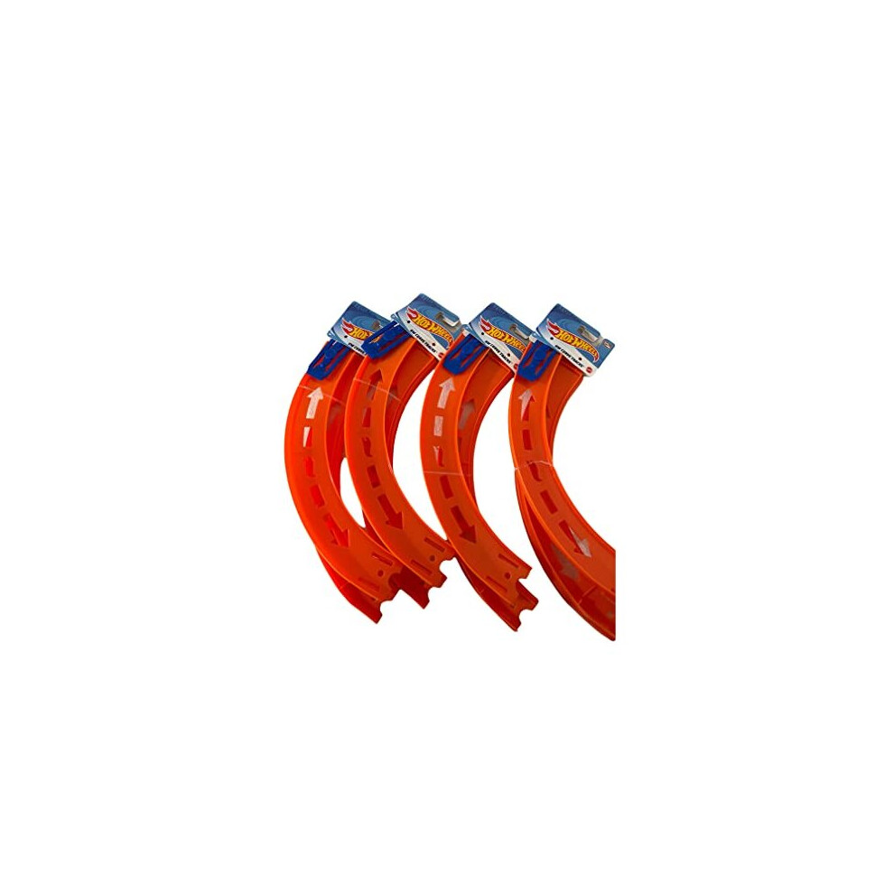 Hot wheels best sale curved track pieces