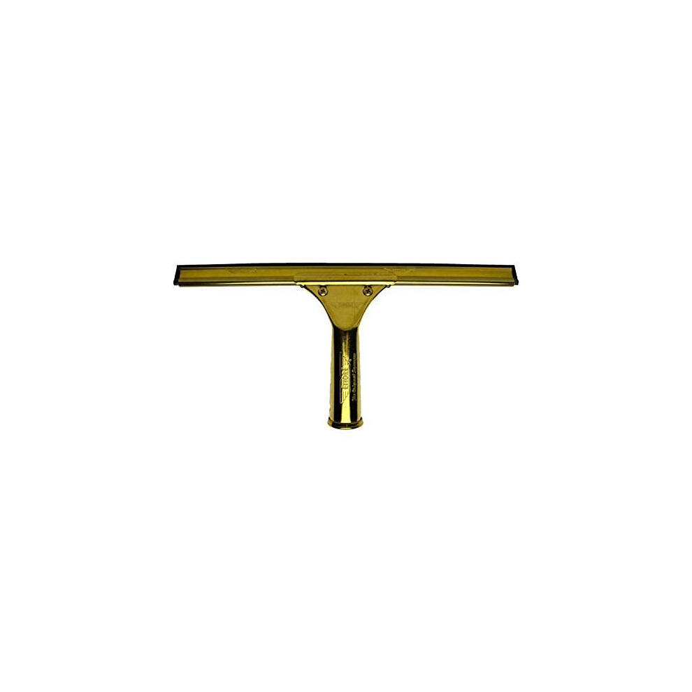 Ettore 10012 Solid Brass Squeegee, 12-Inch , Gold