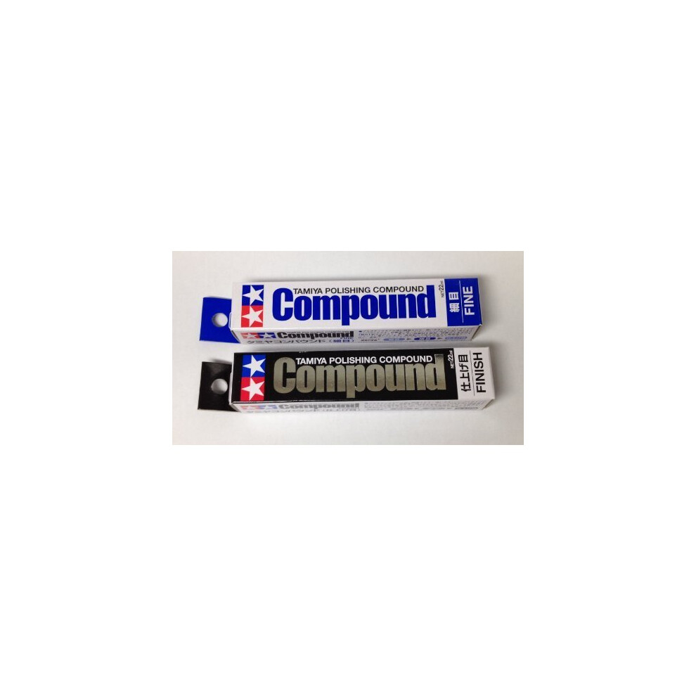 TAMIYA Polishing Compound Fine and Finish SET