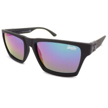 SUPERDRY Polarized Sunglasses DISRUPTIVE Black/ Blue Mirror Lens 127P