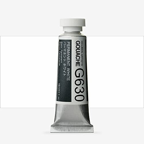 Holbein Artists 'Gouache 15 ml rør - Permanent hvid