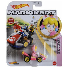 Hot Wheels Mario Kart Cat Peach [Rosa] Kart Standard