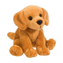 Douglas Gracie Golden Retriever Plush - Ultra-Soft, Pocket-Sized Puppy with Brown Eyes