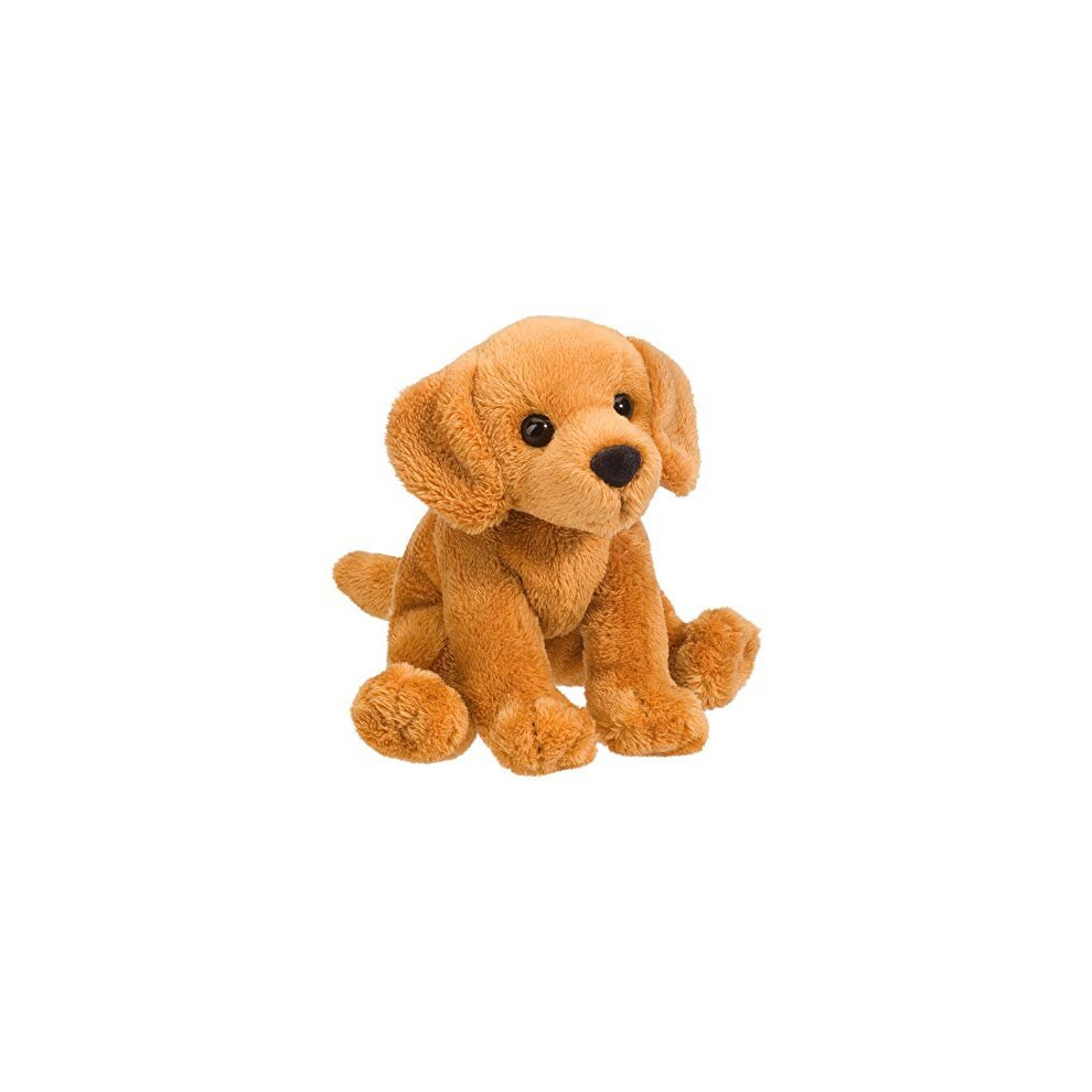 Douglas Gracie Retriever Plush - Ultra-Soft, Pocket-Sized Puppy With Eyes Golden/Brown