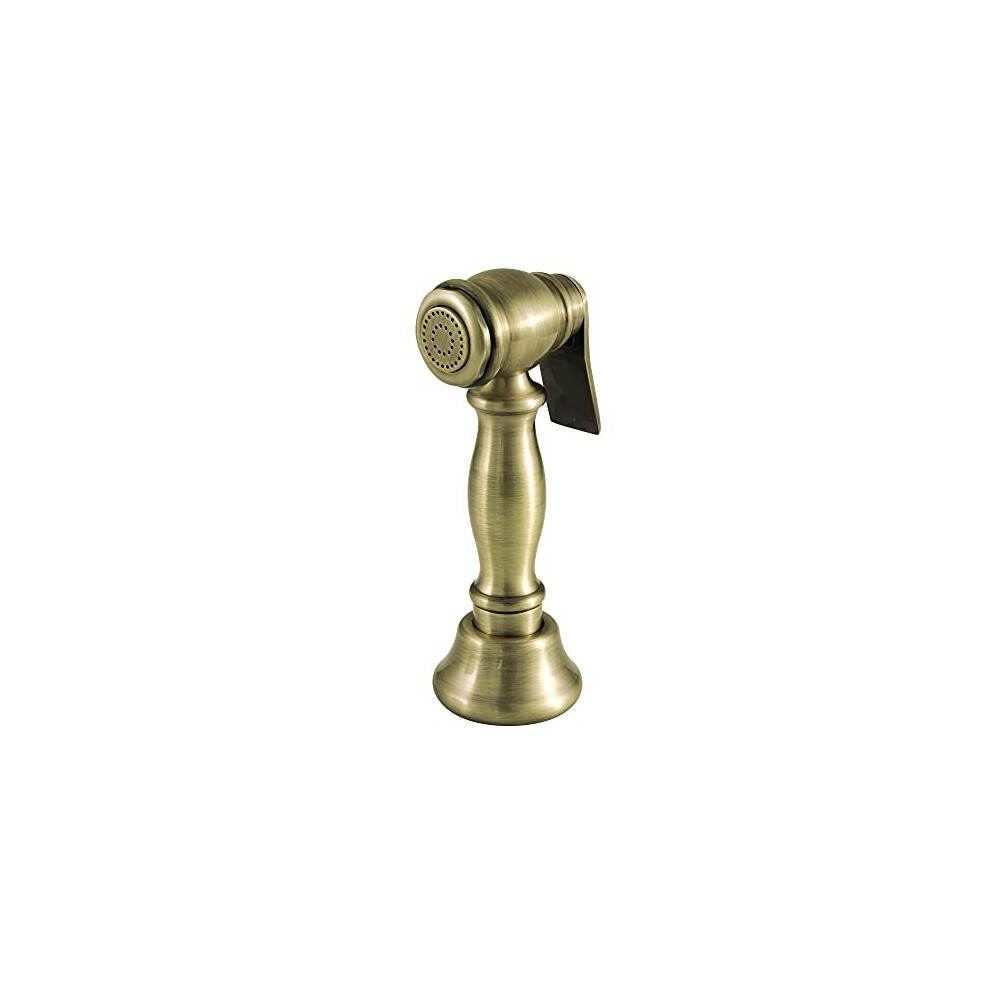 Kingston Brass CCRP1K3SPR Vintage Kitchen Faucet Side Sprayer, Antique Brass