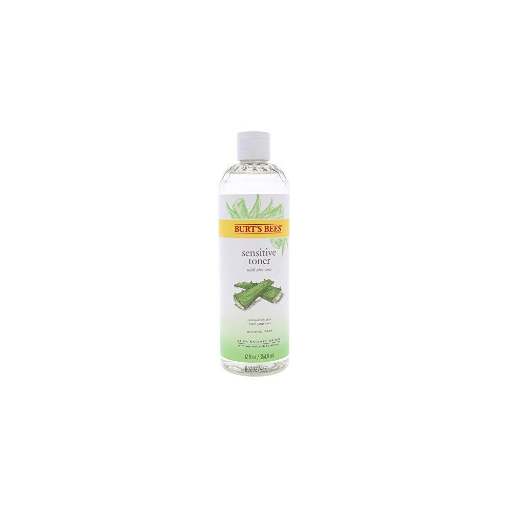 Burts Bees Sensitive Toner With Aloe Vera Unisex 12 oz