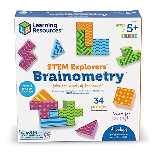 Learning Resources ????? ????s?? STEM Explorers Brainometry - 34 ?????t?a, ?????e? 5+ STEM ?a????d?a ??a pa?d??, ?a????d?a ?a? pa????d?a Brain Teaser, ?a????d?a ??p?a???
