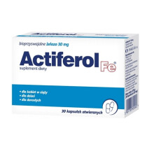 ACTIFEROL FE iron 30mg - 30capsules