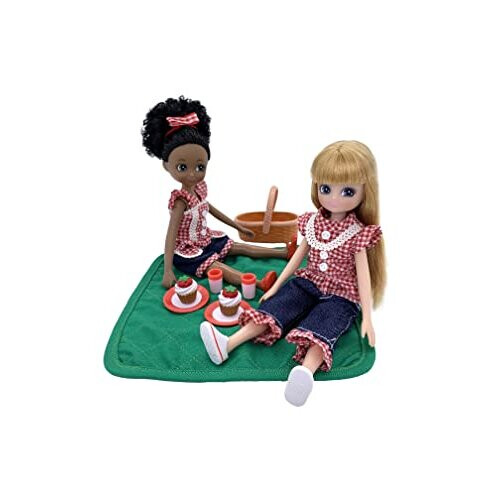 Lottie Mini Puppe - LOTTIE - Picknick im Park Multipack - Rot - Pack mit 2 Mini Puppen - Picknick
