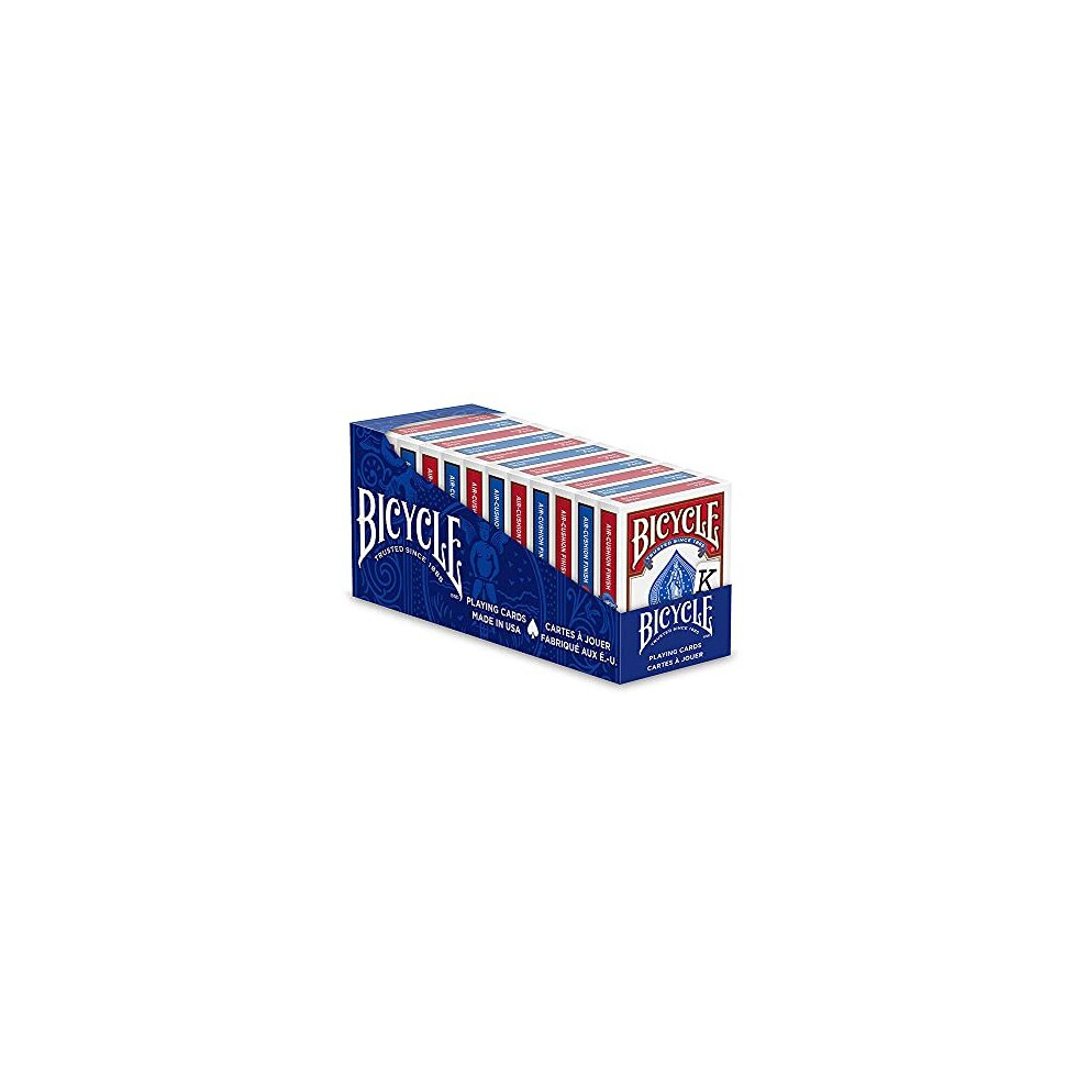 Bicycle Jumbo Playing Cards 12 Pack Red & Blue