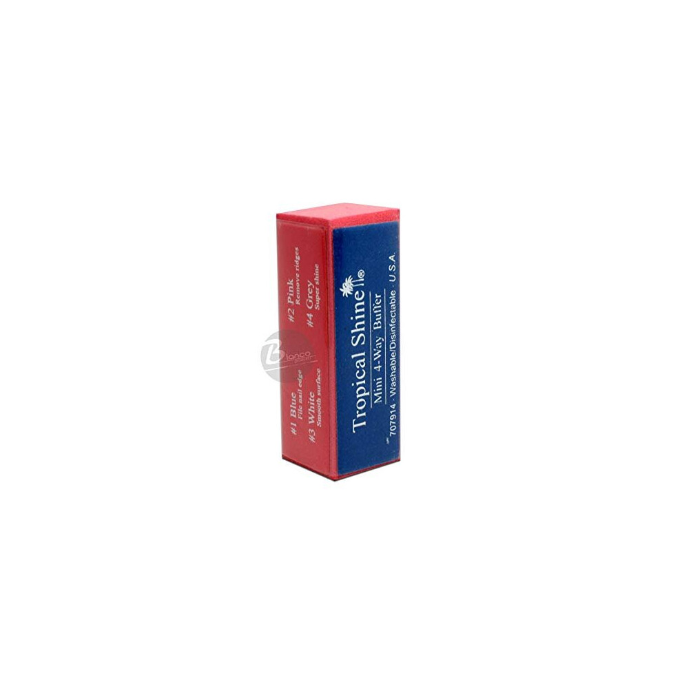 Tropical Shine 4-Way Mini Nail Buffer Block