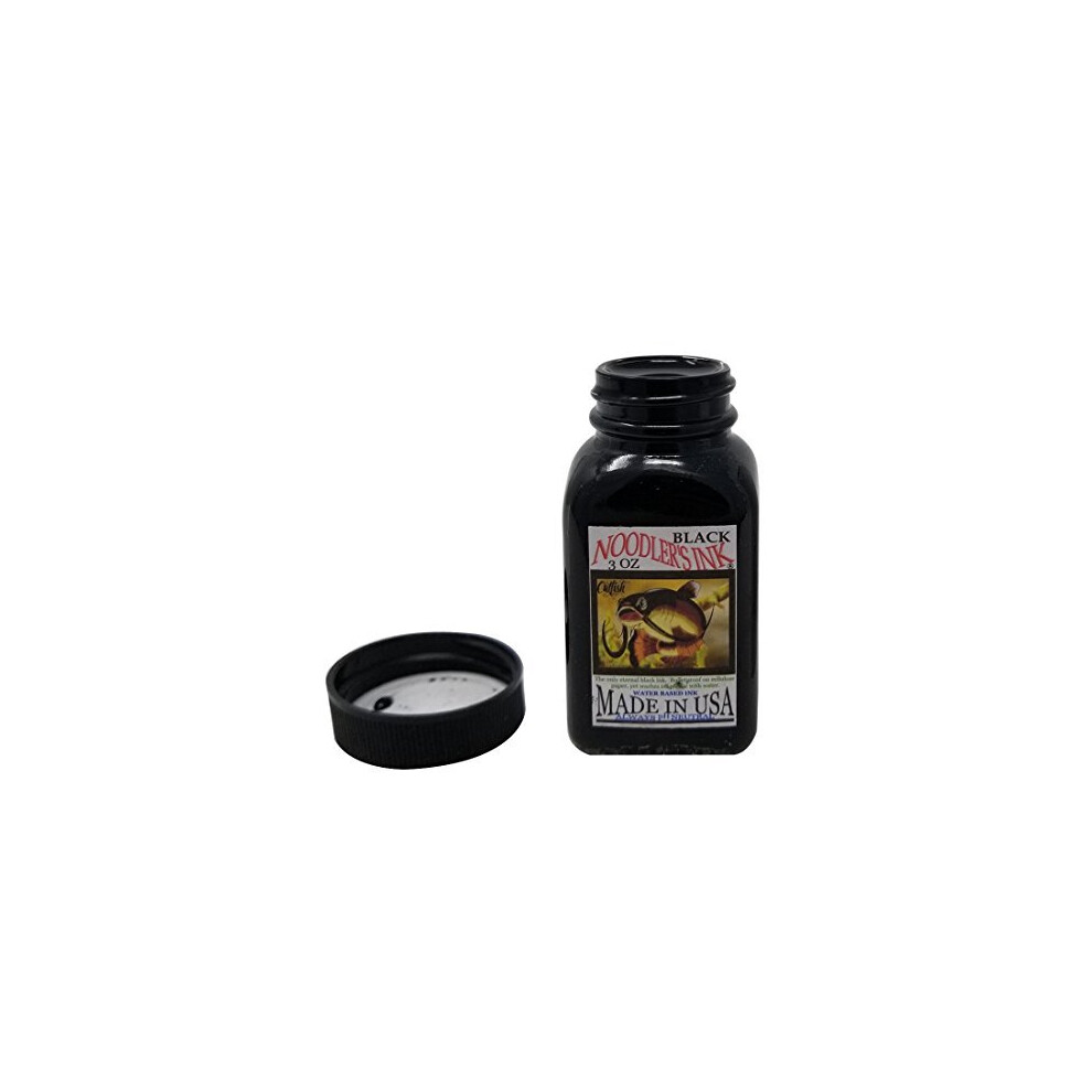 Noodler's Black Waterproof Fountain Pen Ink - Bulletproof,3 ounce