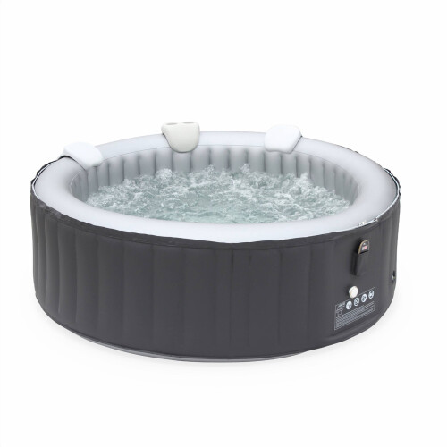 Two headrests and cupholder for inflatable spa 1